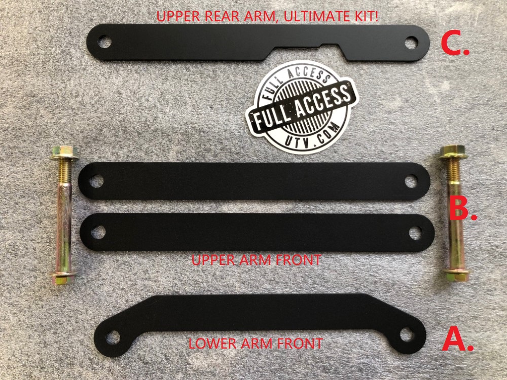 KRX & KRX4 A Arm Tab Support Kit Uppers & Lowers **MUST HAVE**
